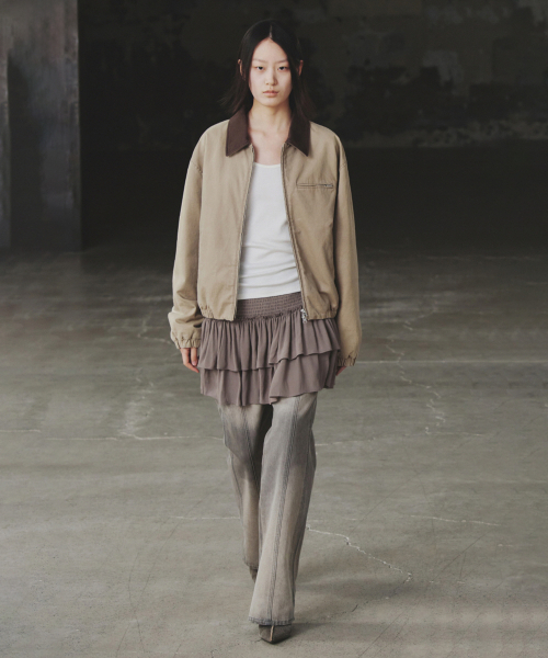 INSILENCE WOMEN(インサイレンスウーマン)の「ウォッシングコットンジャンパーASHBEIGE(デニムジャケット・レディース・その他・MEDIUM/SMALL)」の5枚目の写真