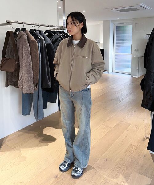 INSILENCE WOMEN(インサイレンスウーマン)の「ウォッシングコットンジャンパーASHBEIGE(デニムジャケット・レディース・その他・MEDIUM/SMALL)」の11枚目の写真