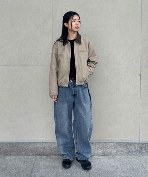 INSILENCE WOMEN(インサイレンスウーマン)の「ウォッシングコットンジャンパーASHBEIGE(デニムジャケット・レディース・その他・MEDIUM/SMALL)」の13枚目の写真