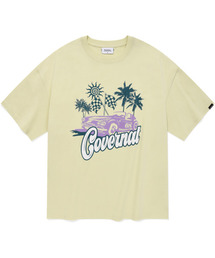 レーシングカーTシャツライトグリーン