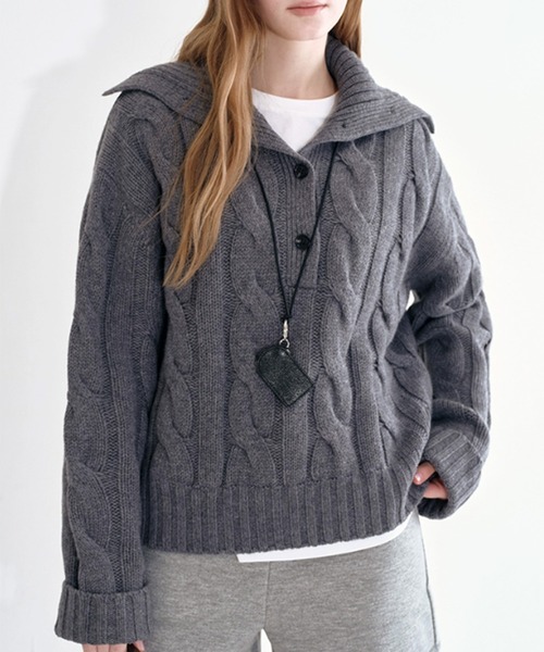 ケーブルニットセーター FD25S100【Fano Studios】【2025AW