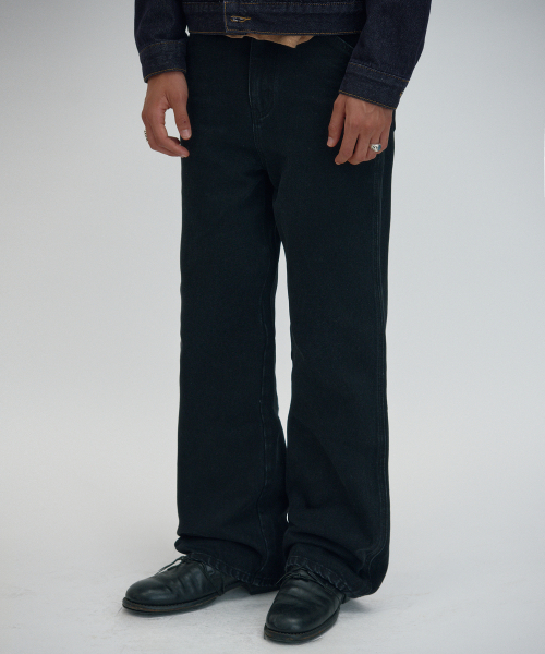 suade（スエード）の「SLIM FLARE DENIM [BLACK]（デニムパンツ・レディース・その他・SMALL/MEDIUM/LARGE）」の2枚目の写真