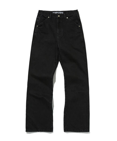 suade（スエード）の「SLIM FLARE DENIM [BLACK]（デニムパンツ・レディース・その他・SMALL/MEDIUM/LARGE）」の4枚目の写真