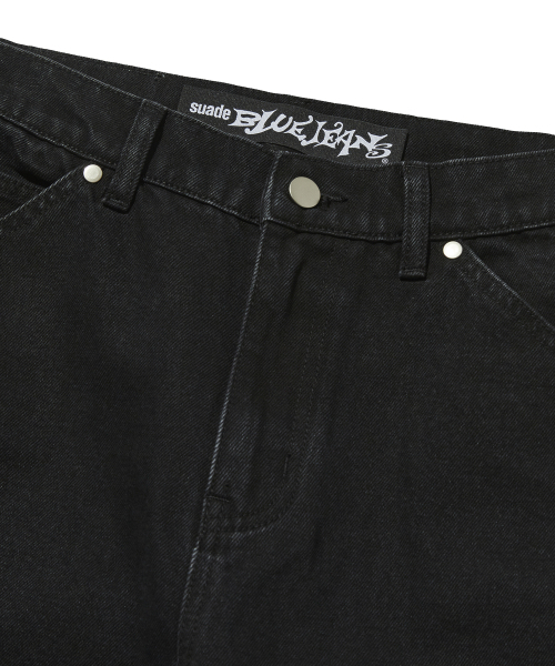 suade（スエード）の「SLIM FLARE DENIM [BLACK]（デニムパンツ・レディース・その他・SMALL/MEDIUM/LARGE）」の6枚目の写真