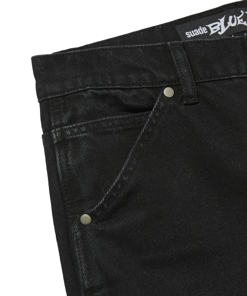 suade（スエード）の「SLIM FLARE DENIM [BLACK]（デニムパンツ・レディース・その他・SMALL/MEDIUM/LARGE）」の7枚目の写真