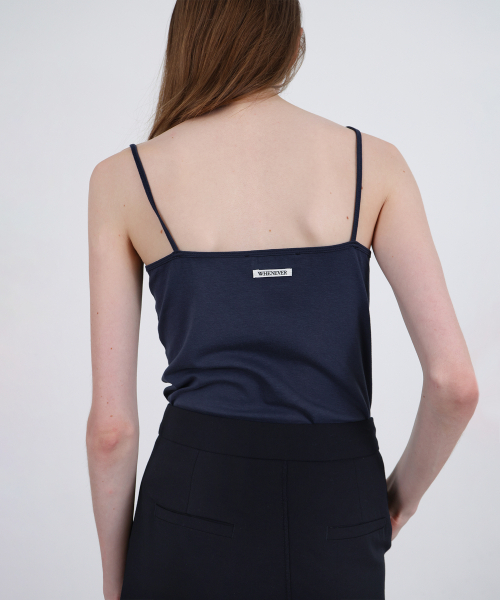 LEVAR(レバー)の「Whenever Standard Sleeveless Top - Navy(Tシャツ/カットソー・レディース・ネイビー・FREE)」の2枚目の写真