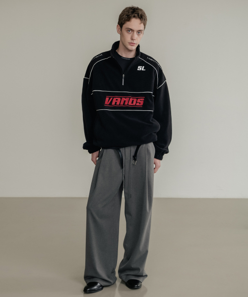 SSIN AND LEE(シンアンドリー)の「SLレーシングフリースハーフジップブラック(その他アウター・メンズ・その他・MEDIUM/LARGE)」の3枚目の写真