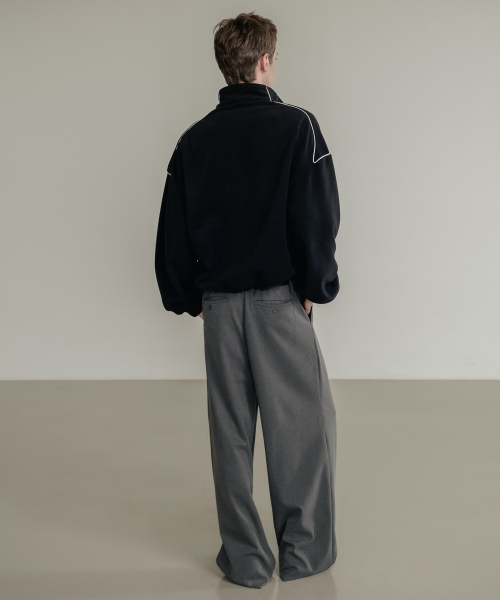 SSIN AND LEE(シンアンドリー)の「SLレーシングフリースハーフジップブラック(その他アウター・メンズ・その他・MEDIUM/LARGE)」の6枚目の写真