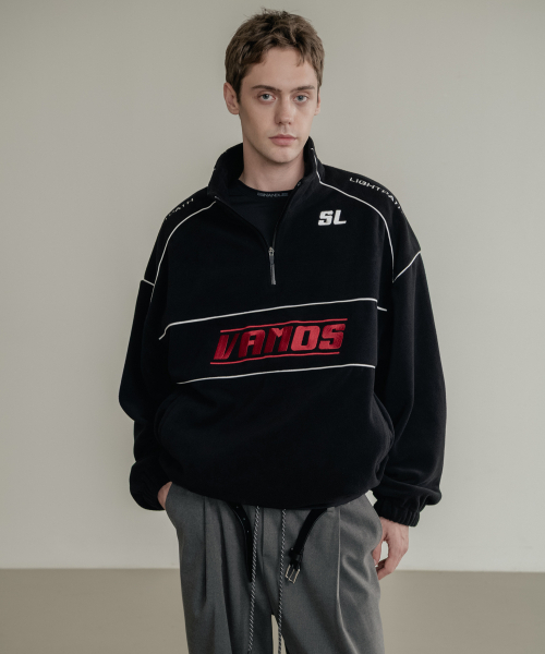 SSIN AND LEE(シンアンドリー)の「SLレーシングフリースハーフジップブラック(その他アウター・メンズ・その他・MEDIUM/LARGE)」の8枚目の写真