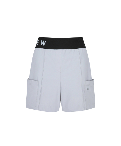 ANEW GOLF(アニューゴルフ)の「WOMEN SM ESSENTIAL COOL HALF PANTS_GR(その他パンツ・レディース・その他・XX-SMALL/X-SMALL/SMALL)」の1枚目の写真