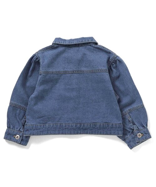 apres les cours（アプレレクール）の「レースモチーフショートデニムジャケット（デニムジャケット・キッズ・ブルー・140/130/120/110/100/90）」の9枚目の写真