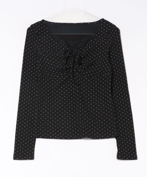 IMARI(イマリ)の「【 IMARI / イマリ 】 シャーリング リボン ドット ロンT #(Tシャツ/カットソー・レディース・ホワイト/ブラック/ホワイト系その他・FREE)」の20枚目の写真