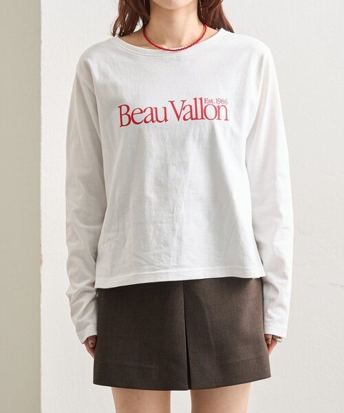 mystic(ミスティック)の「カラーチビロゴロングTシャツ(Tシャツ/カットソー・レディース・オフホワイト/ベージュ・FREE)」の14枚目の写真