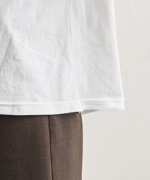 mystic(ミスティック)の「カラーチビロゴロングTシャツ(Tシャツ/カットソー・レディース・オフホワイト/ベージュ・FREE)」の19枚目の写真