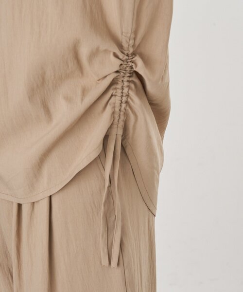 SHENERY（シーナリー）の「オープンカラーシャツ（シャツ/ブラウス・レディース・ベージュ/アイボリー/ブラック・FREE）」の15枚目の写真