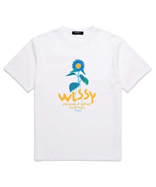 WISSY(ウィッシー)の「カラフルベースロゴ 半袖Tシャツ (WS013) ホワイト(Tシャツ/カットソー・レディース・その他・MEDIUM/LARGE/X-LARGE/XX-LARGE/SMALL)」の1枚目の写真