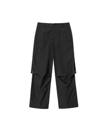 WORTHWHILE MOVEMENT（ワースワイルムーブメント）の「フレアドジャスターパンツ（ブラック）（その他パンツ）」