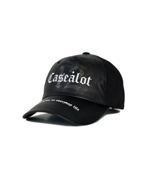 CASE A LOT（ケースアロット）の「42 Logo leather ball cap - Black（キャップ）」