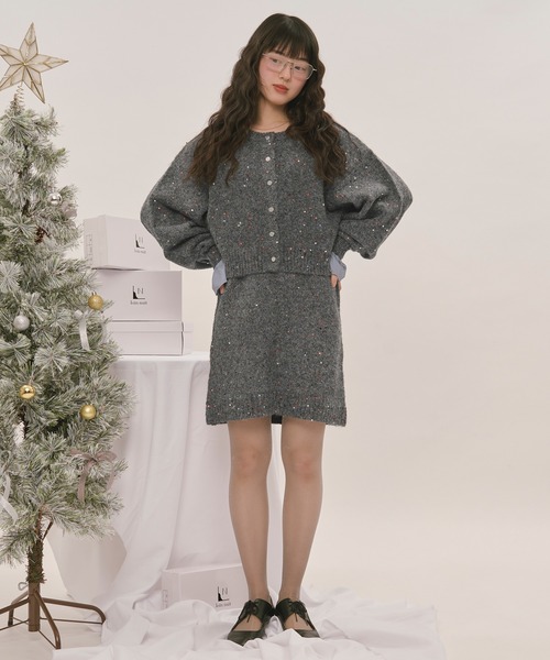 spangle knit set up / スパンコールニットセットアップ（セットアップ