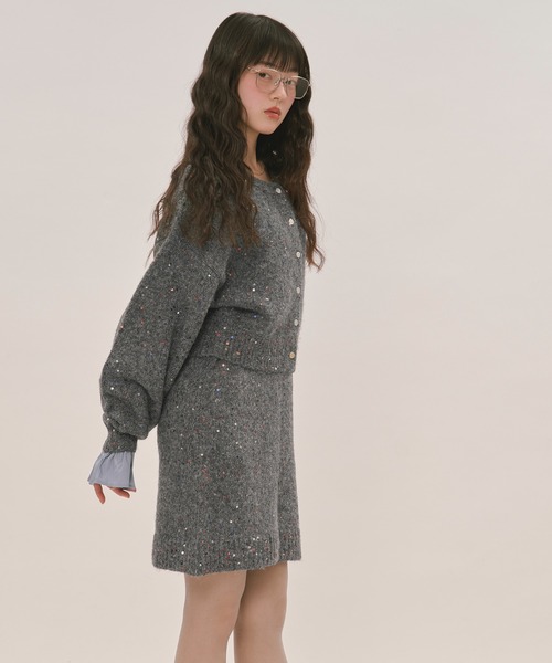 spangle knit set up / スパンコールニットセットアップ（セットアップ