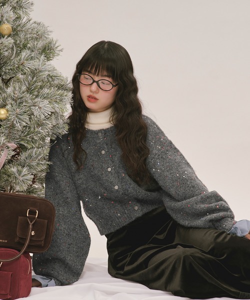 spangle knit set up / スパンコールニットセットアップ（セットアップ