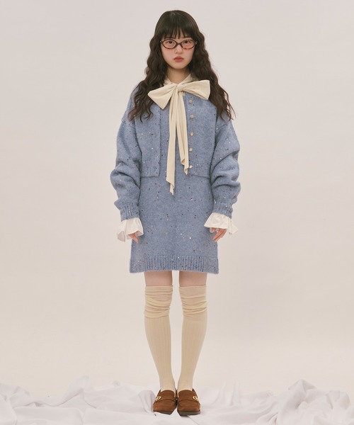 spangle knit set up / スパンコールニットセットアップ（セットアップ