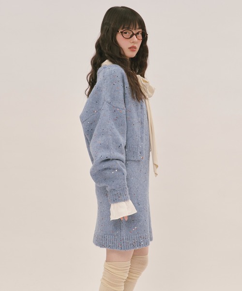 spangle knit set up / スパンコールニットセットアップ（セットアップ