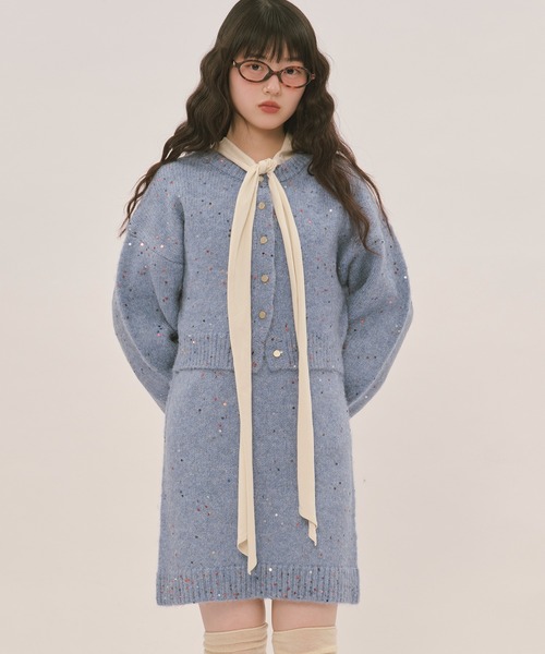 spangle knit set up / スパンコールニットセットアップ（セットアップ