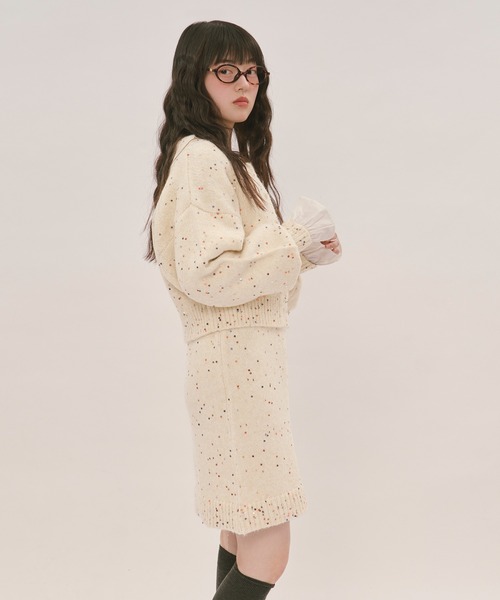 Loin nuit スパンコールニット　セット spangle knit set up / スパンコールニットセットアップ（セットアップ