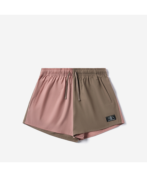 Rina Womens Boardshort Pink/Brown