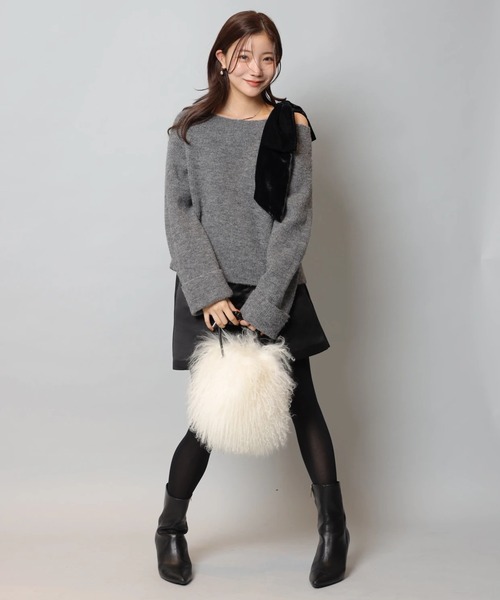 Apuweiser-riche(アプワイザーリッシェ)の「キュロットパンツ(その他パンツ・レディース・ブラック・0/1/2)」の2枚目の写真