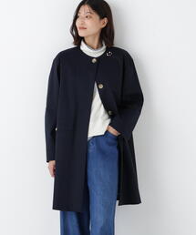 human woman｜ヒューマンウーマン（レディース）のノーカラーコート