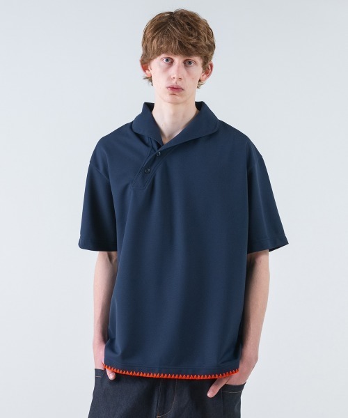 rehacer（レアセル）の「rehacer : Asymmetry Collar Polo
