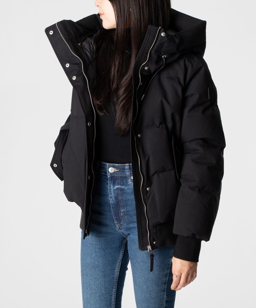 Mackage（マッカージュ）の「Mackage NEFI-NFZ DOWN JACKET マッカージュ ノンファー  ダウンジャケット（ダウンジャケット/コート・レディース・ブラック・MEDIUM/SMALL/LARGE）」の6枚目の写真