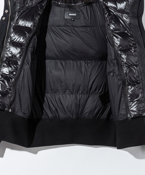 Mackage（マッカージュ）の「Mackage NEFI-NFZ DOWN JACKET マッカージュ ノンファー  ダウンジャケット（ダウンジャケット/コート・レディース・ブラック・MEDIUM/SMALL/LARGE）」の15枚目の写真
