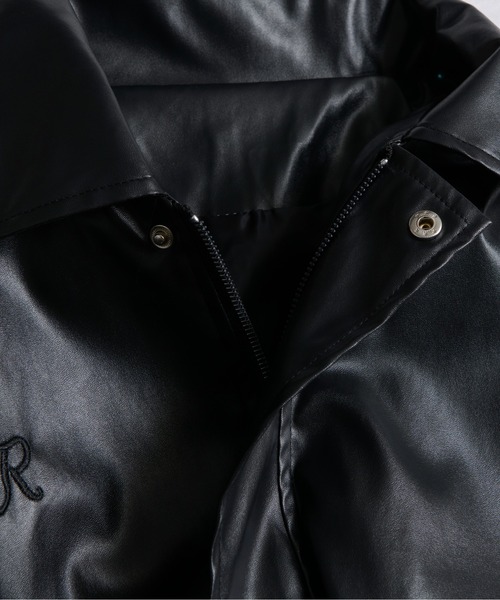 CALIFORNIA OUTFITTERS（カリフォルニア アウトフィッターズ）の「12A15-MZ スタンドカラー レザーライクブルゾン（ブルゾン・メンズ・ブラック/ブラウン・M/L）」の5枚目の写真