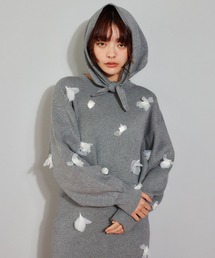 mysty woman | 3Dフラワーツキニット 636338(ニット/セーター)