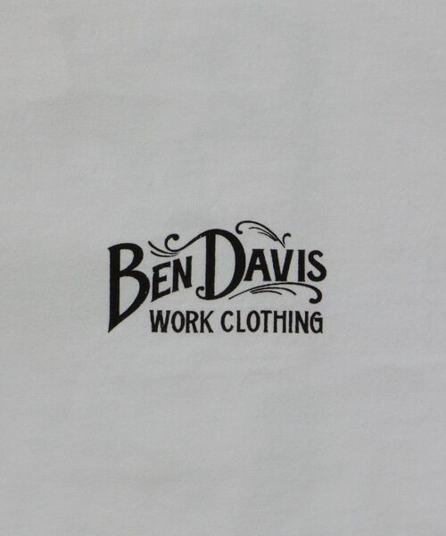 BEN DAVIS（ベンデイビス）の「【BEN DAVIS（ベンデイビス）】CLASSIC LOGO TEE / クラシックフィット Tシャツ 半袖 クルーネック プリント ワンポイント（Tシャツ/カットソー・メンズ・ブラック/ホワイト/ネイビー/グレー・MEDIUM/LARGE/X-LARGE）」の13枚目の写真
