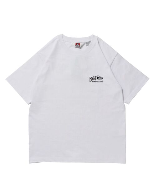 BEN DAVIS（ベンデイビス）の「【BEN DAVIS（ベンデイビス）】CLASSIC LOGO TEE / クラシックフィット Tシャツ 半袖 クルーネック プリント ワンポイント（Tシャツ/カットソー・メンズ・ブラック/ホワイト/ネイビー/グレー・MEDIUM/LARGE/X-LARGE）」の12枚目の写真
