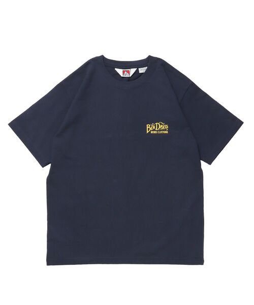 BEN DAVIS（ベンデイビス）の「【BEN DAVIS（ベンデイビス）】CLASSIC LOGO TEE / クラシックフィット Tシャツ 半袖 クルーネック プリント ワンポイント（Tシャツ/カットソー・メンズ・ブラック/ホワイト/ネイビー/グレー・MEDIUM/LARGE/X-LARGE）」の8枚目の写真