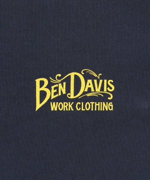 BEN DAVIS（ベンデイビス）の「【BEN DAVIS（ベンデイビス）】CLASSIC LOGO TEE / クラシックフィット Tシャツ 半袖 クルーネック プリント ワンポイント（Tシャツ/カットソー・メンズ・ブラック/ホワイト/ネイビー/グレー・MEDIUM/LARGE/X-LARGE）」の6枚目の写真