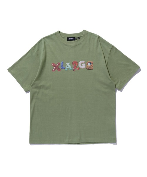 XLARGE（エクストララージ）の「LETTERS S/S TEE（Tシャツ/カットソー・メンズ・ホワイト/ライトブルー/ブラック/グリーン・XL/L/M/S）」の2枚目の写真