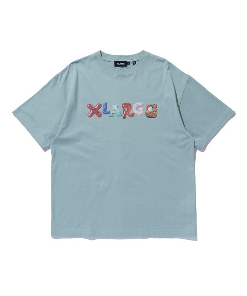 XLARGE（エクストララージ）の「LETTERS S/S TEE（Tシャツ/カットソー・メンズ・ホワイト/ライトブルー/ブラック/グリーン・XL/L/M/S）」の4枚目の写真