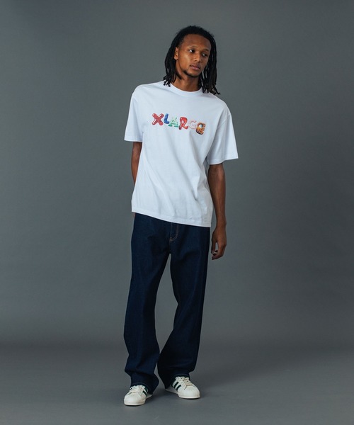 XLARGE（エクストララージ）の「LETTERS S/S TEE（Tシャツ/カットソー・メンズ・ホワイト/ライトブルー/ブラック/グリーン・XL/L/M/S）」の13枚目の写真