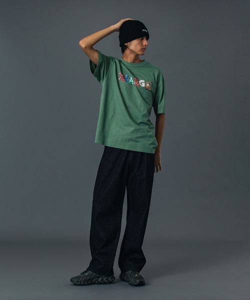 XLARGE（エクストララージ）の「LETTERS S/S TEE（Tシャツ/カットソー・メンズ・ホワイト/ライトブルー/ブラック/グリーン・XL/L/M/S）」の6枚目の写真