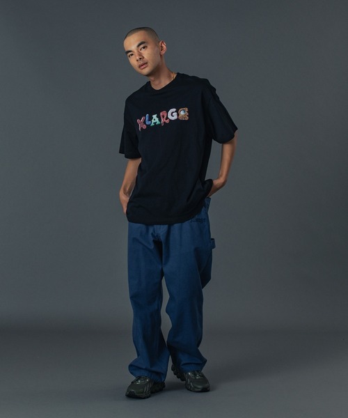 XLARGE（エクストララージ）の「LETTERS S/S TEE（Tシャツ/カットソー・メンズ・ホワイト/ライトブルー/ブラック/グリーン・XL/L/M/S）」の8枚目の写真
