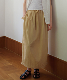 BUT'TON（ボッタン）の「Banding Midi Skirt (Butter)（スカート）」