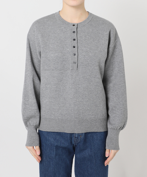 B.C STOCK（ベーセーストック）の「ウォッシャブル / 接結ニットプルオーバー（ニット/セーター・レディース・チャコールグレー/ブルー系その他/ネイビー/ホワイト・FREE）」の14枚目の写真