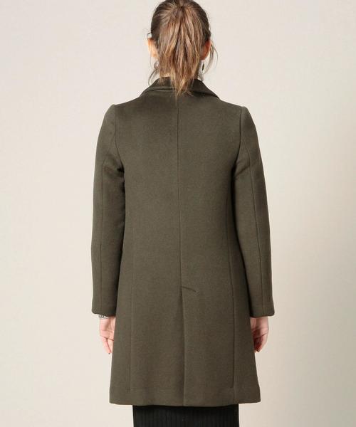 BEAUTY&YOUTH UNITED ARROWS（ビューティーアンドユースユナイテッドアローズ）の「BY メルトンチェスターコート◆（チェスターコート・レディース・ブラック/オリーブ・SMALL/MEDIUM）」の3枚目の写真
