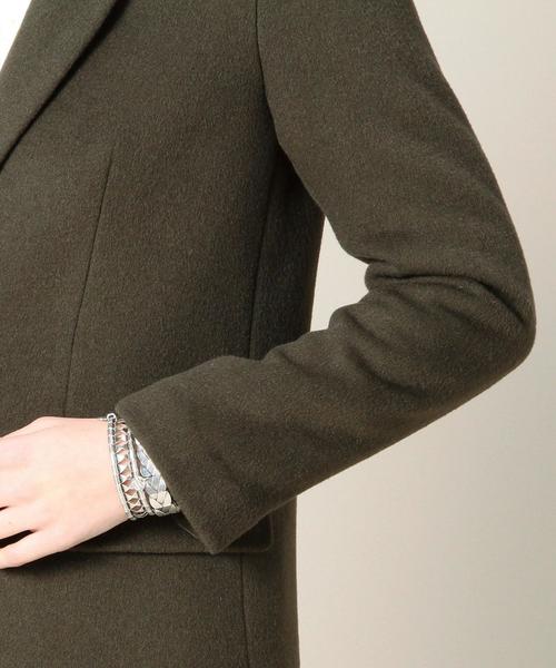 BEAUTY&YOUTH UNITED ARROWS（ビューティーアンドユースユナイテッドアローズ）の「BY メルトンチェスターコート◆（チェスターコート・レディース・ブラック/オリーブ・SMALL/MEDIUM）」の8枚目の写真